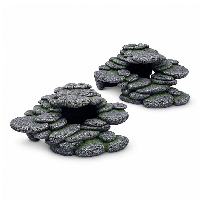 Stacked Slate Rock Aquarium Ornament