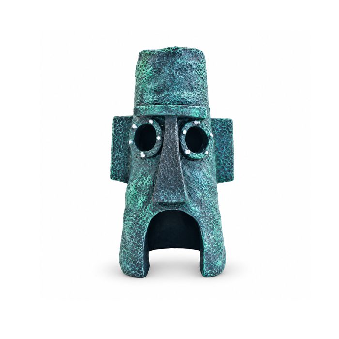 Stone Head Cave Aquarium Ornament