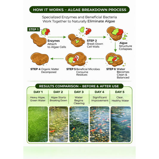Biozym Algicide for Koi Pond