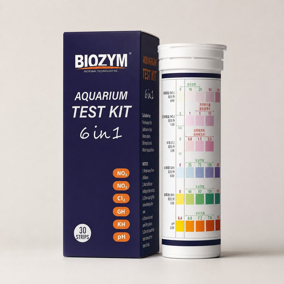 Biozym Aquarium Test Kit 6-in-1