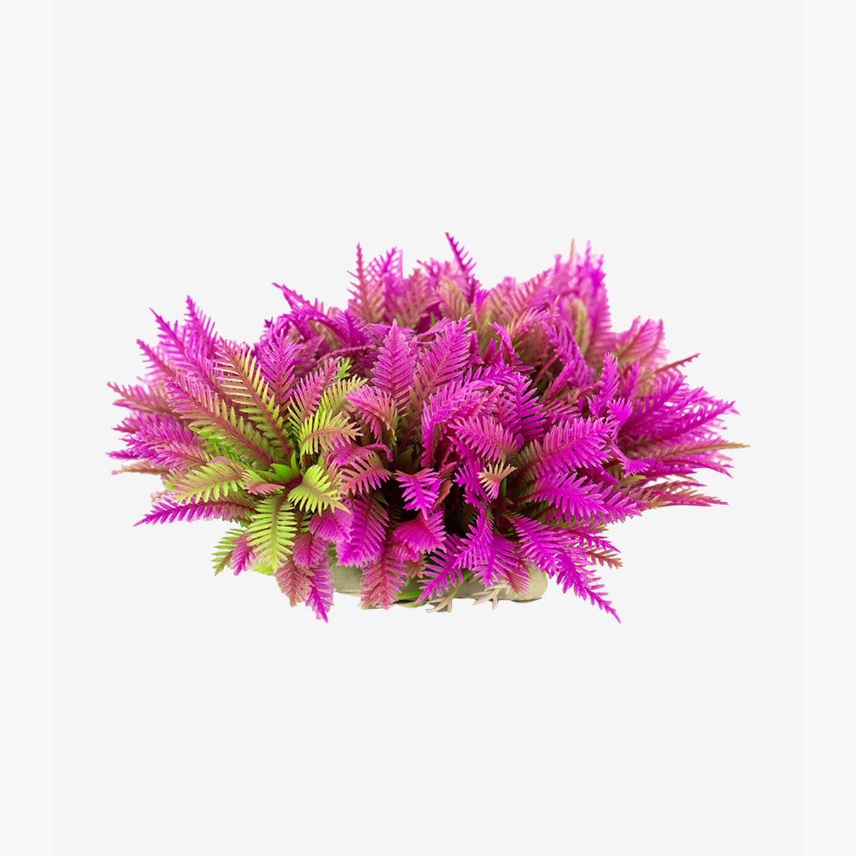 Ferny Pink Shrub Artificial Aquarium Plant