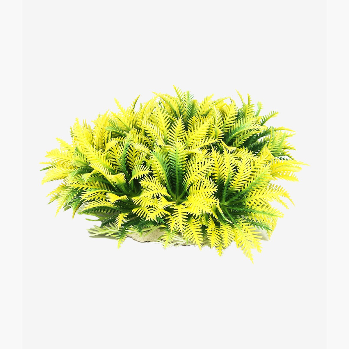 Yellow Bush Artificial Aquarium Plant